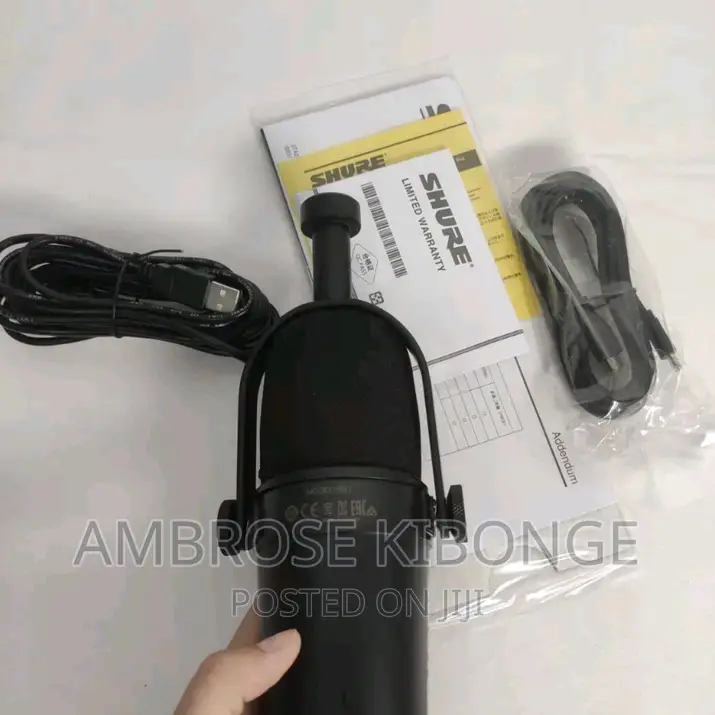 Clear Sound Full Pack SHURE SM7B Condenser Studio Microphone