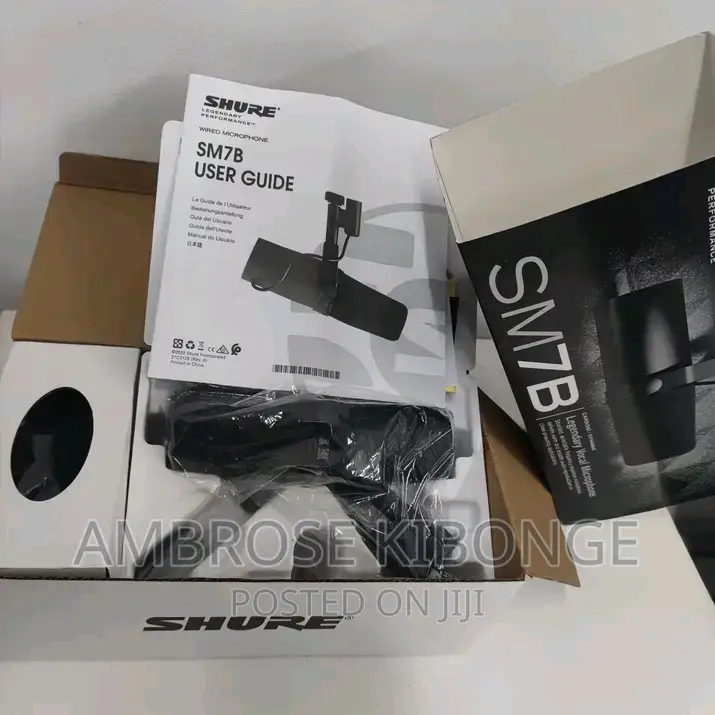 Clear Sound Full Pack SHURE SM7B Condenser Studio Microphone