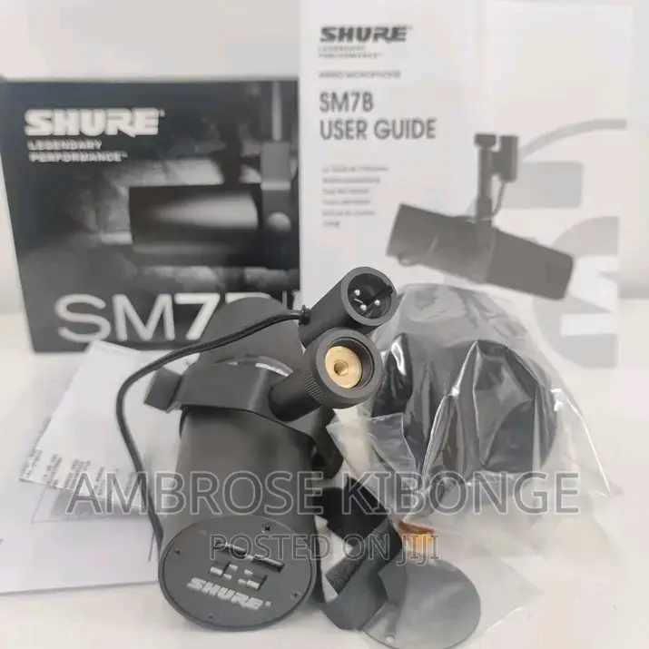 Clear Sound Full Pack SHURE SM7B Condenser Studio Microphone