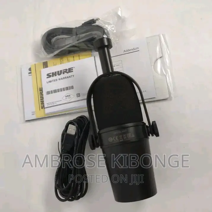 Clear Sound Full Pack SHURE SM7B Condenser Studio Microphone