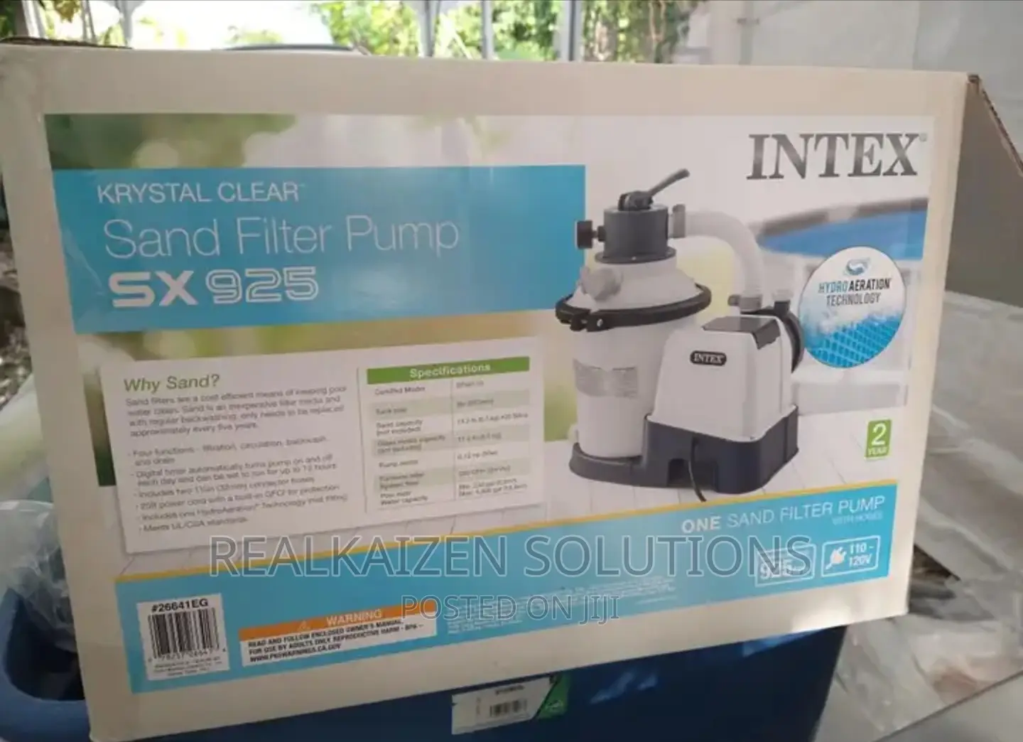INTEX SX925 Krystal Clear Sand Filter Pump for Swimming Pool