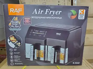 Raf 7L + 5L Double Digital Air Fryer With 3years Warranty