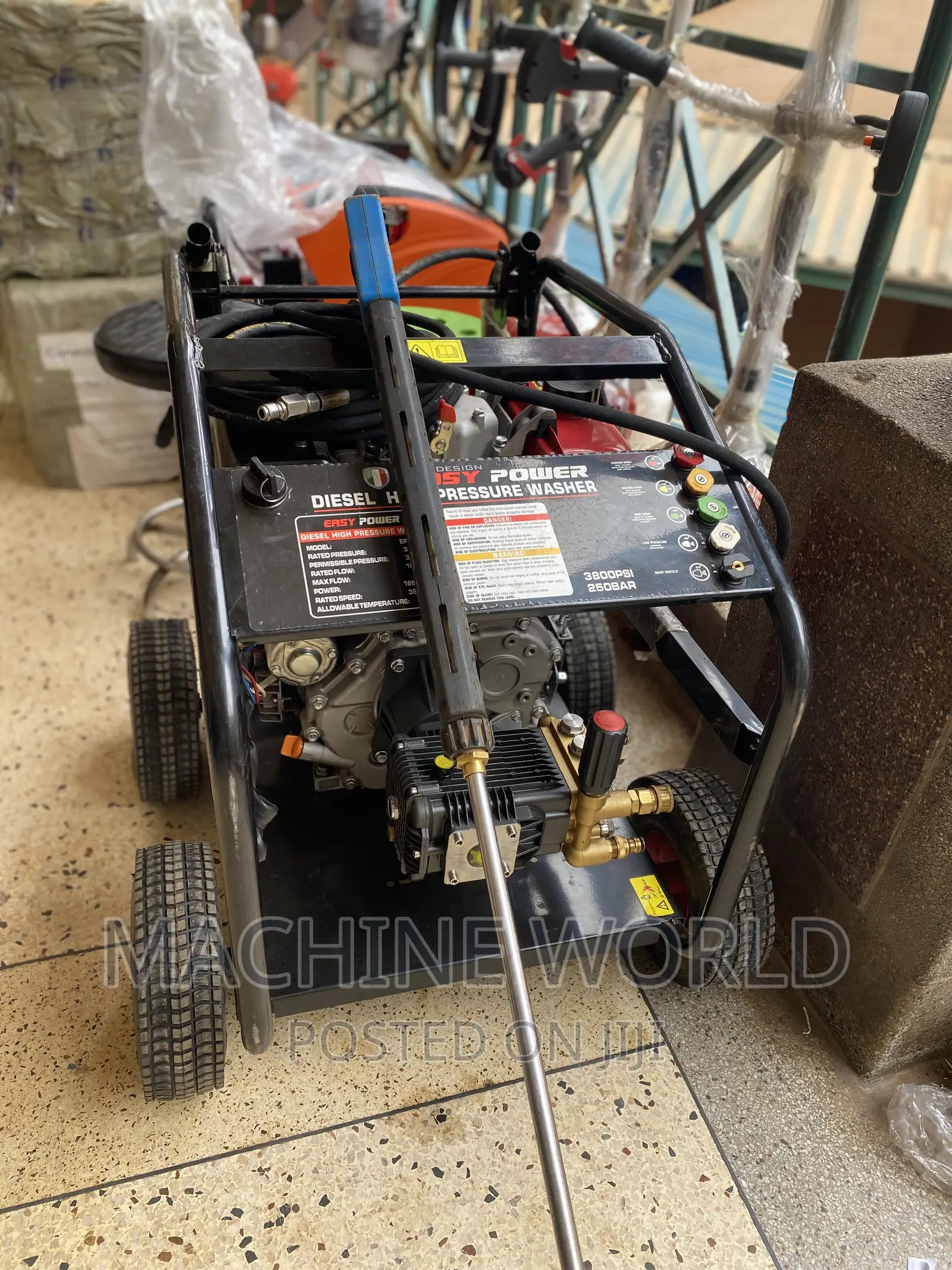 Commercial Diesel Car Washer 186F Engine