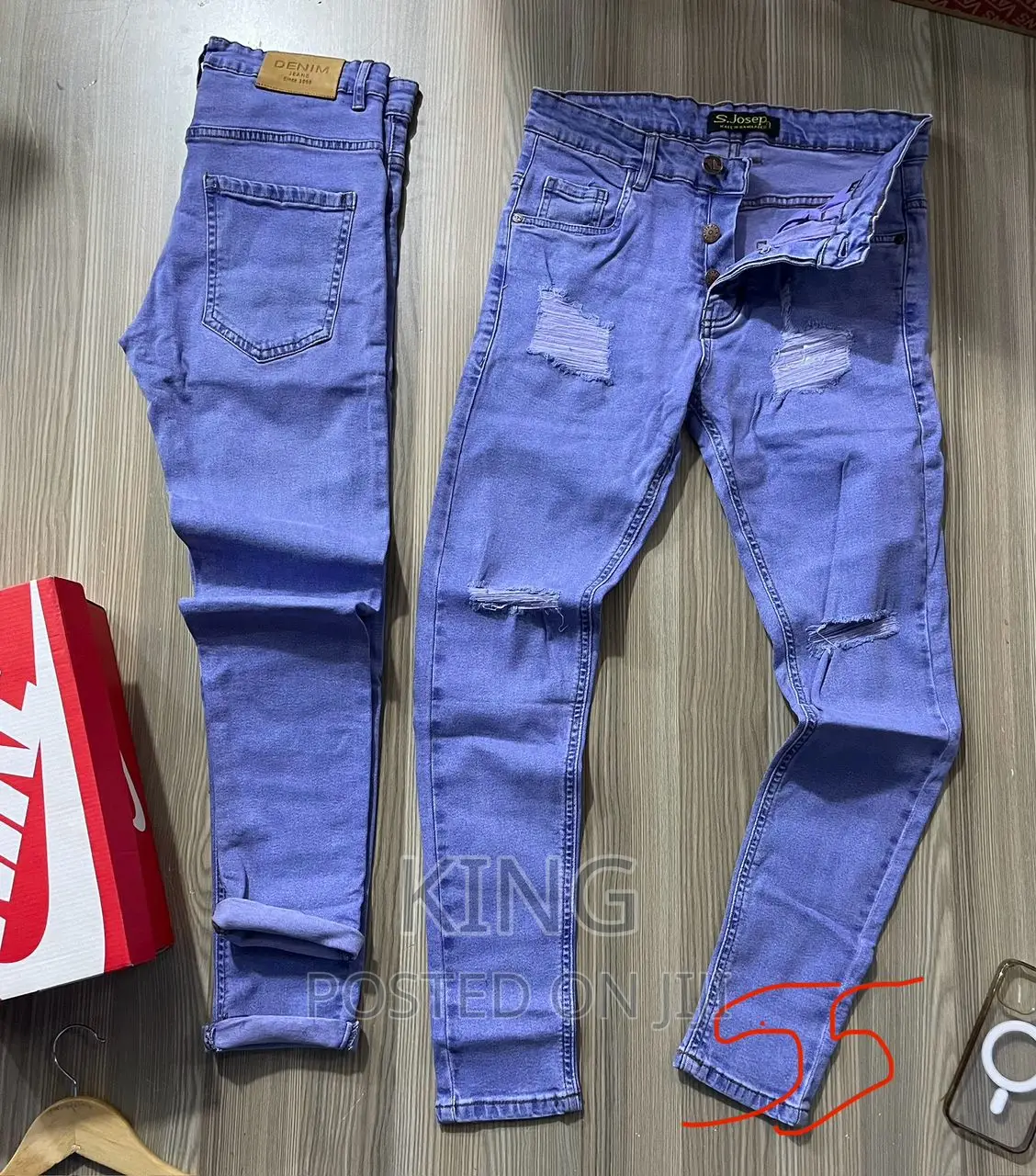 Jeans. Denim Sky Blue