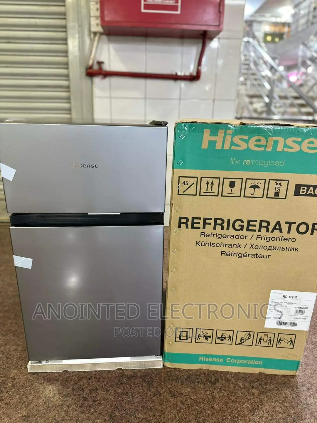 Hisense Double Fridge 120L