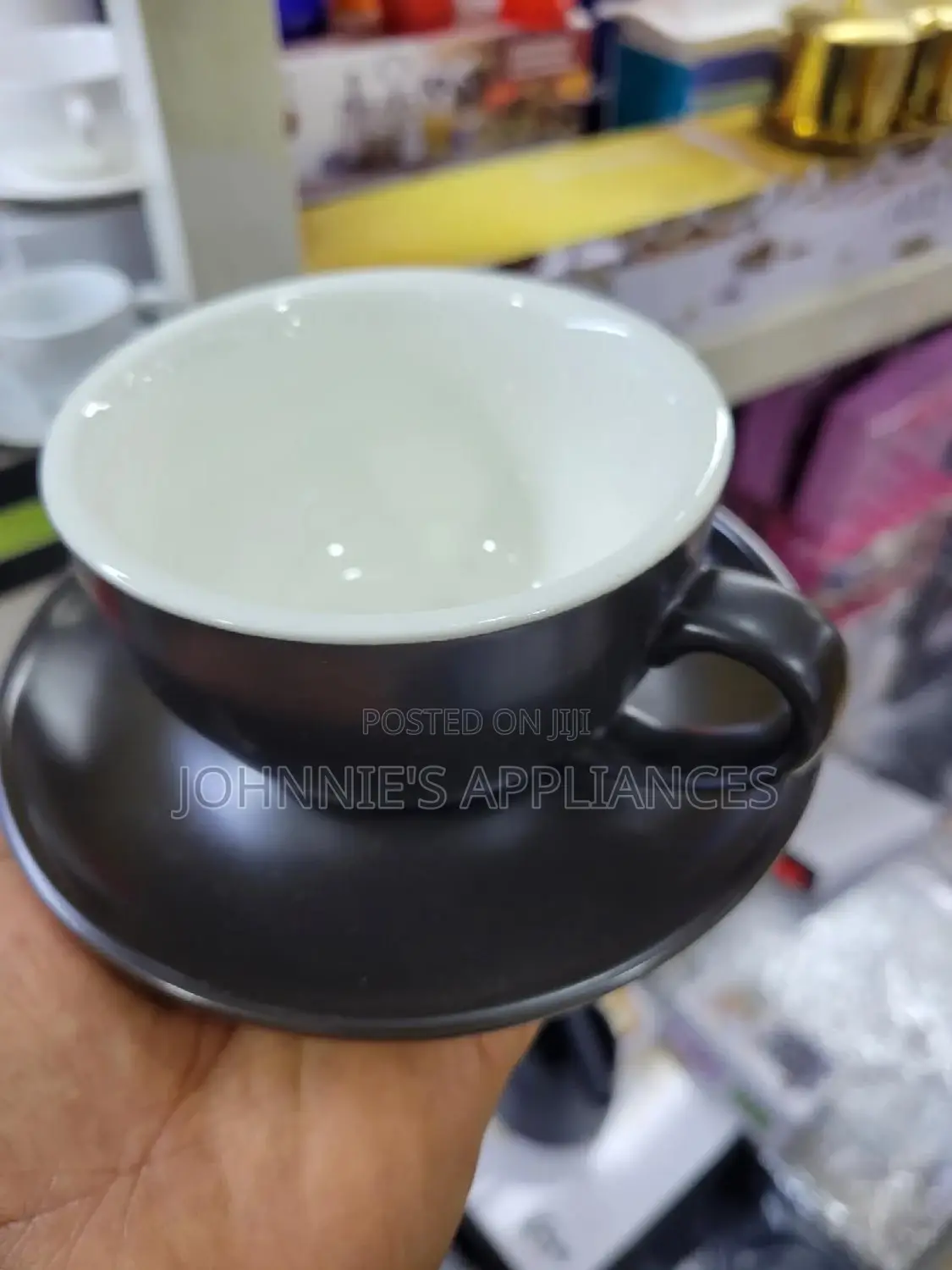 Cappuccino Cups Black 12pics DZN