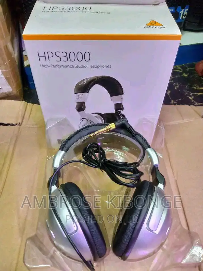 Original Clear Sound Behringer HPS3000 Studio Rec Headphones