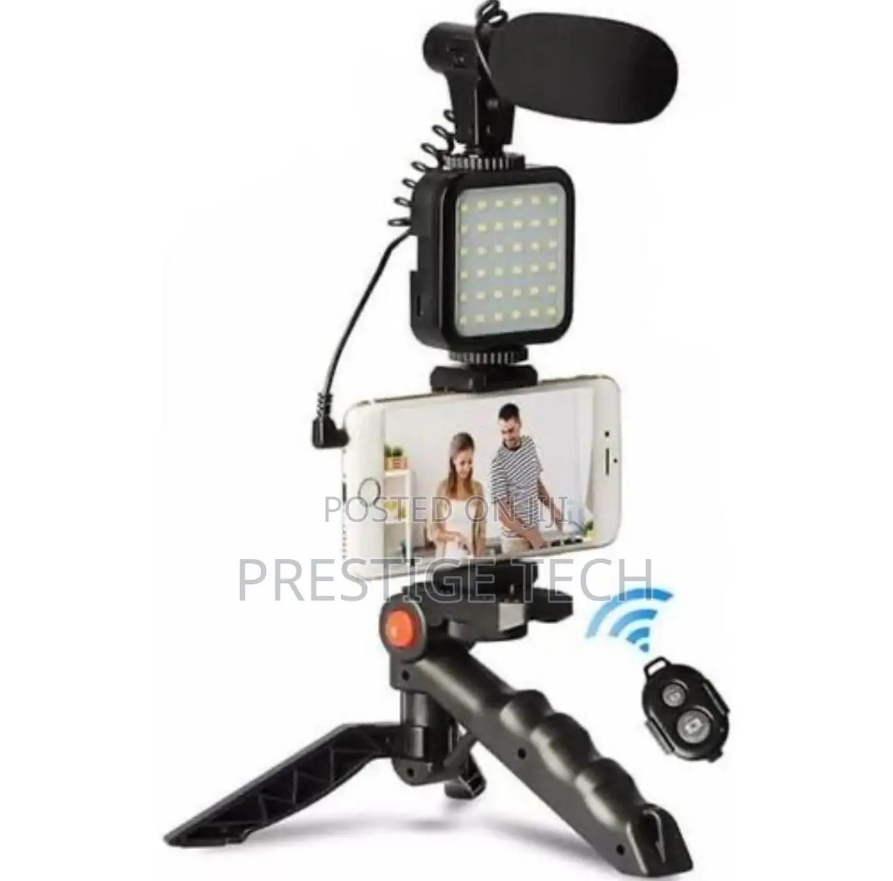 Video Making Kit / Vloggers Kit With Microphone Fill Light