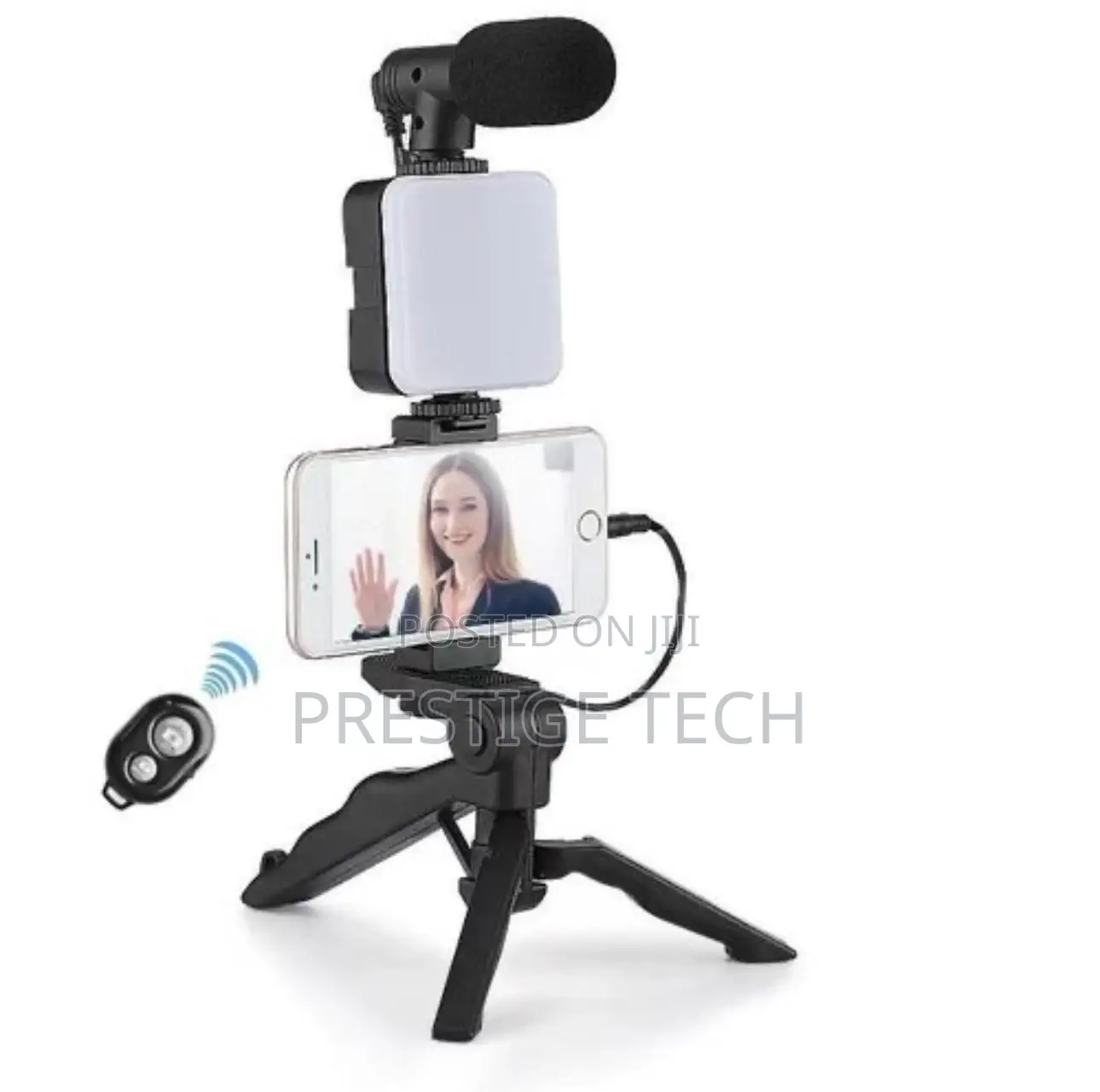 Video Making Kit / Vloggers Kit With Microphone Fill Light