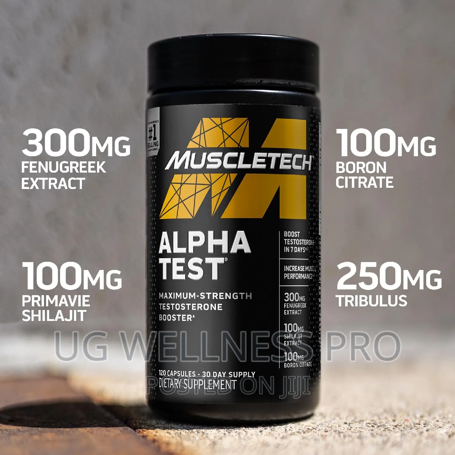 Alpha Test Testosterone Booster for Men and Women 60 Serving
