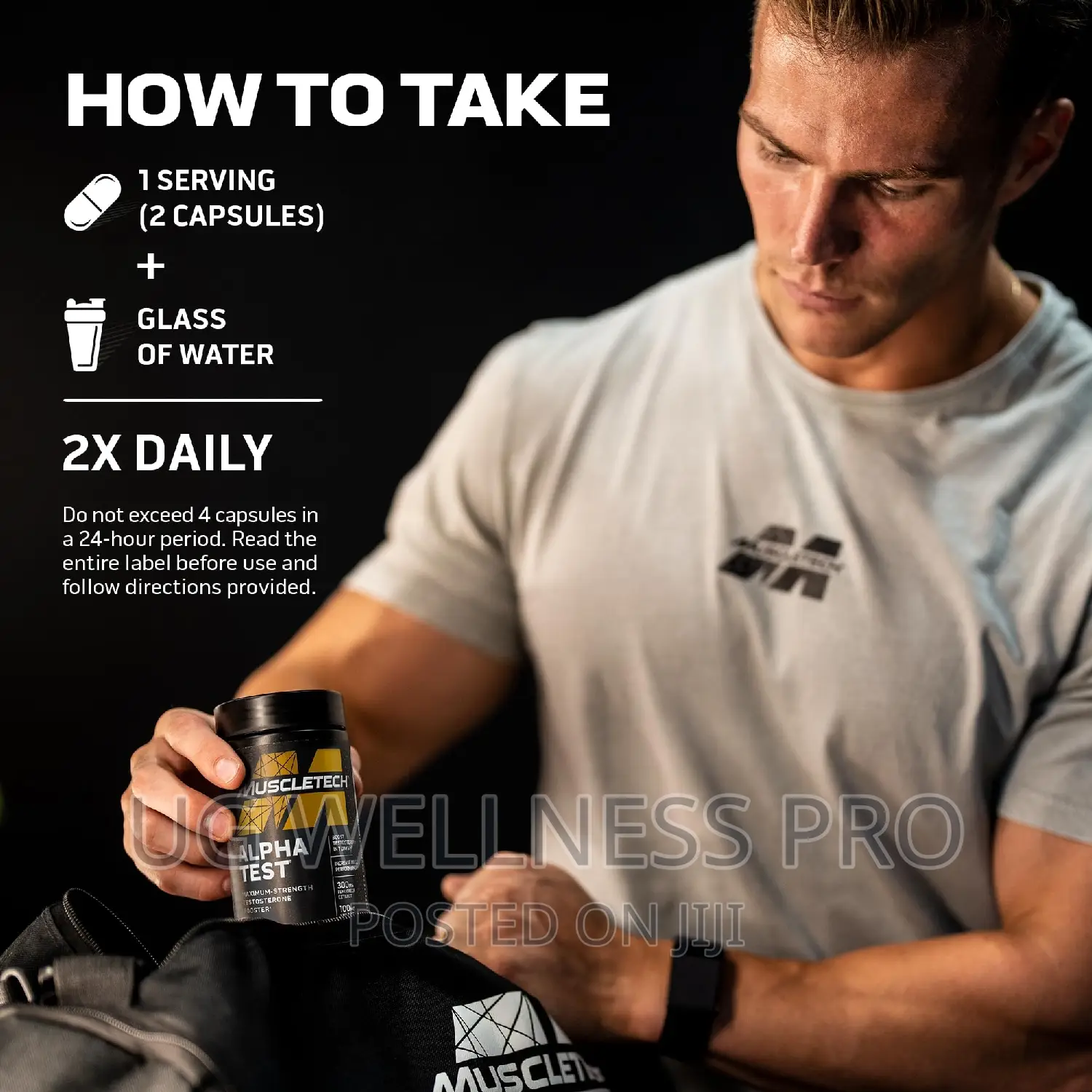 Alpha Test Testosterone Booster for Men and Women 60 Serving