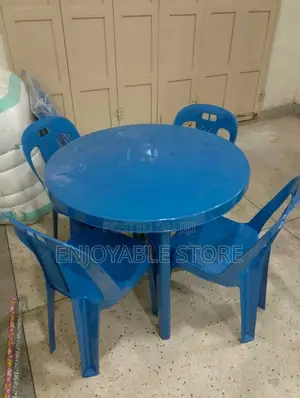 Bar and Restaurant Plastic Chairs and Table