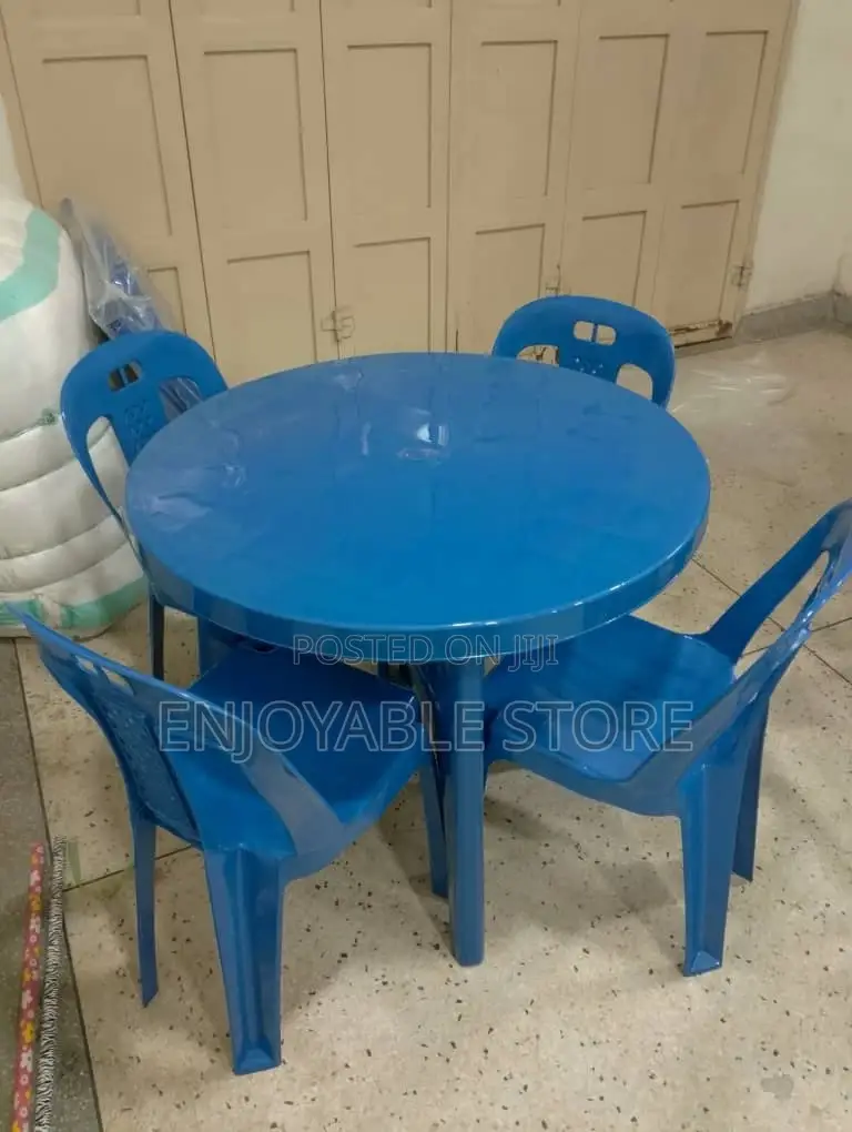 Bar and Restaurant Plastic Chairs and Table