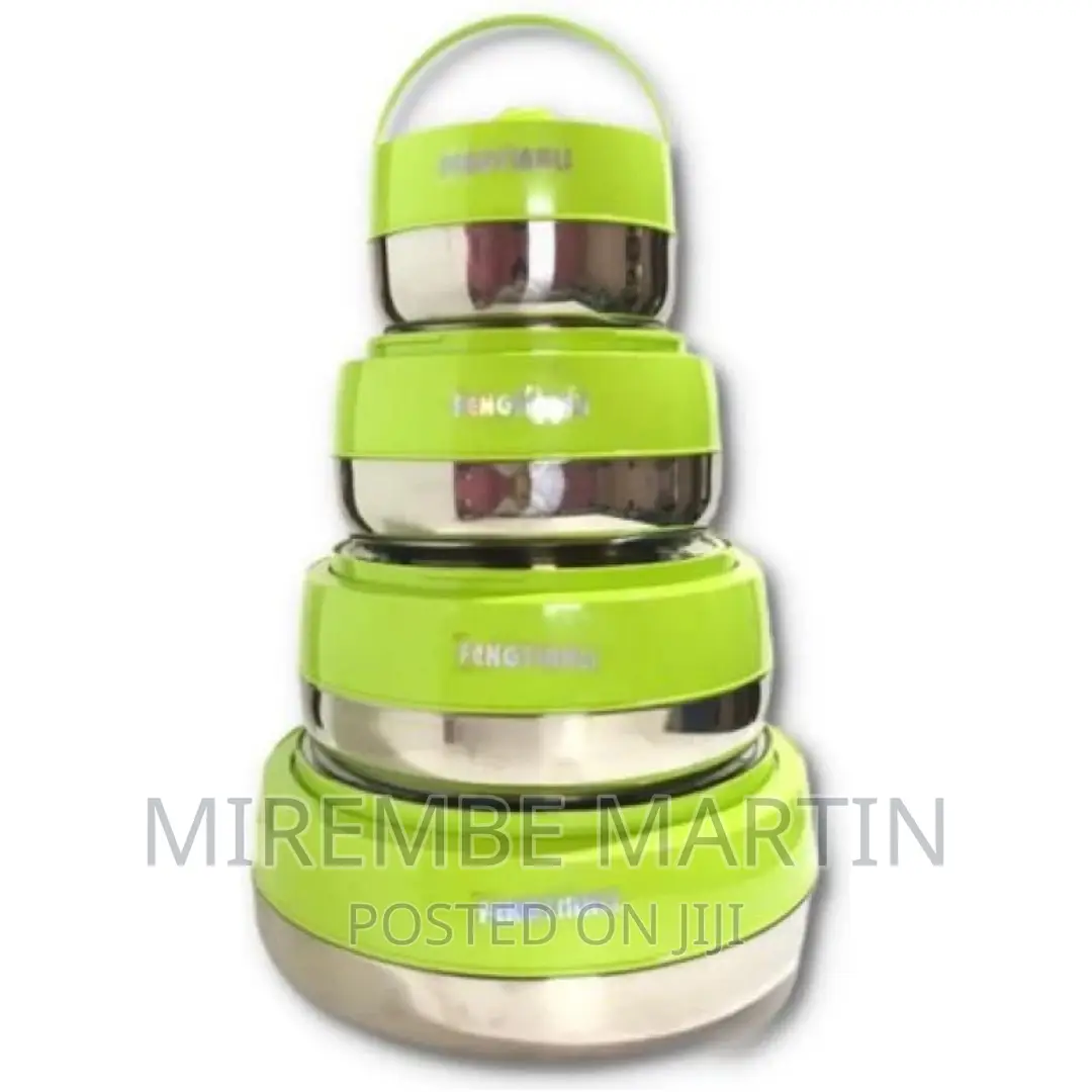 4pc Thermo Insulated Food Warmer Hot Pot Dishes