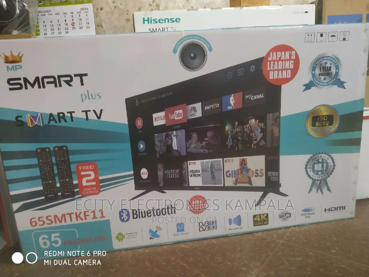 65"Inch Smart TV Smartplus
