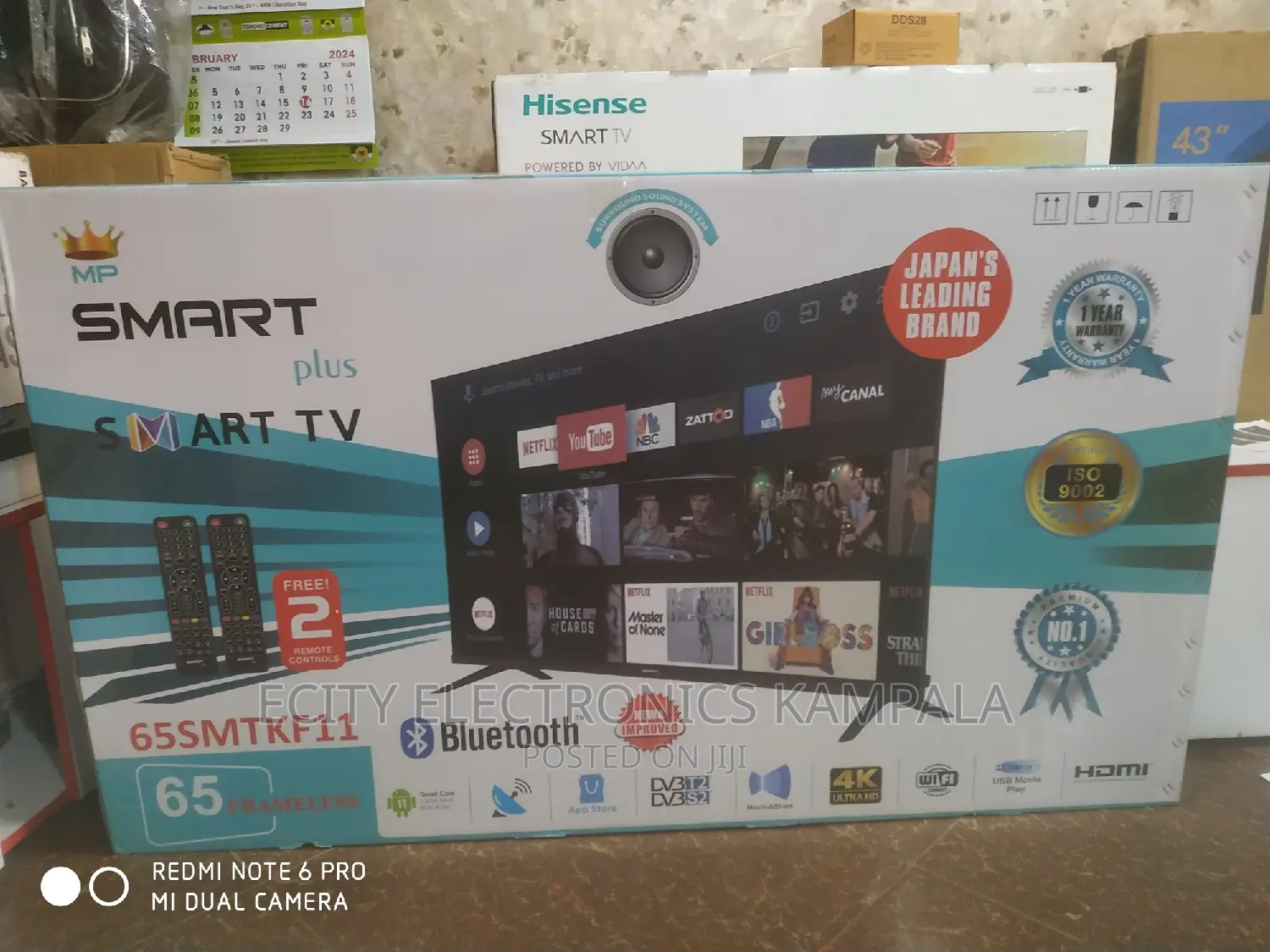 65"Inch Smart TV Smartplus