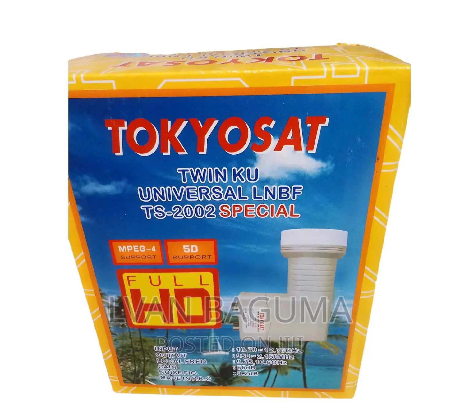 Tokyosat Twin Ku Universal LNBF