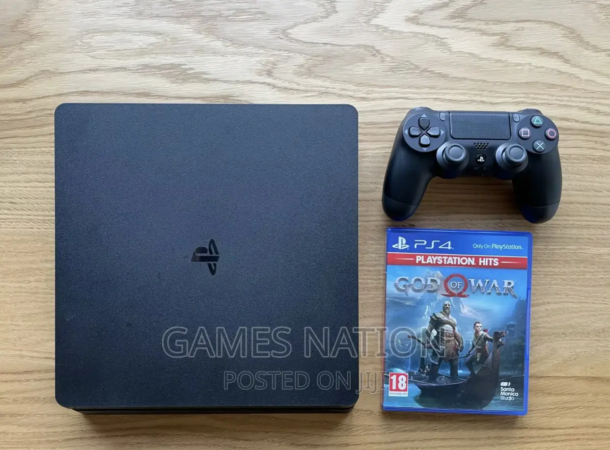 Ps4 Slim With 500gb Hard Drive and 8 Games