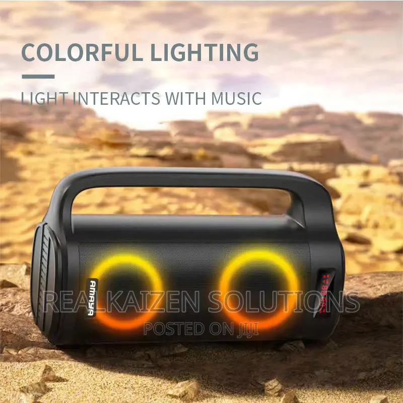 AMAYA Wireless Bluetooth FM | AUX Speaker Colorful Lights