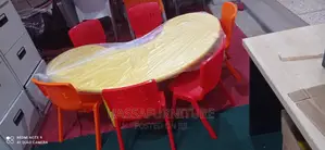 Kids Kindergarten Table With 6chairs