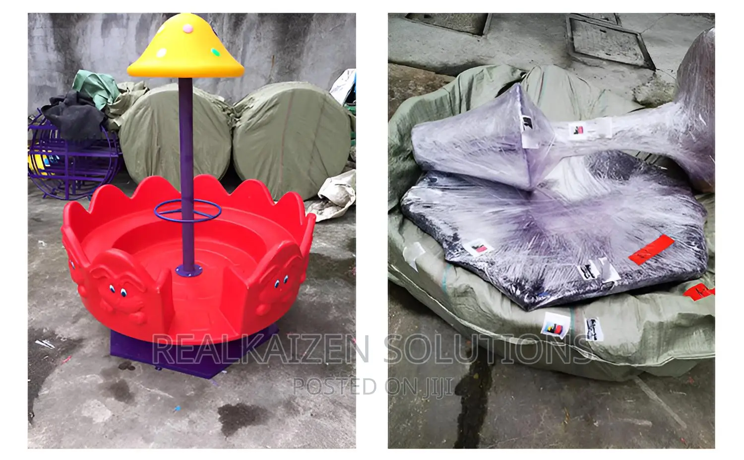 Colourful Steady Merry-Go-Round Children Kid Play Equipment