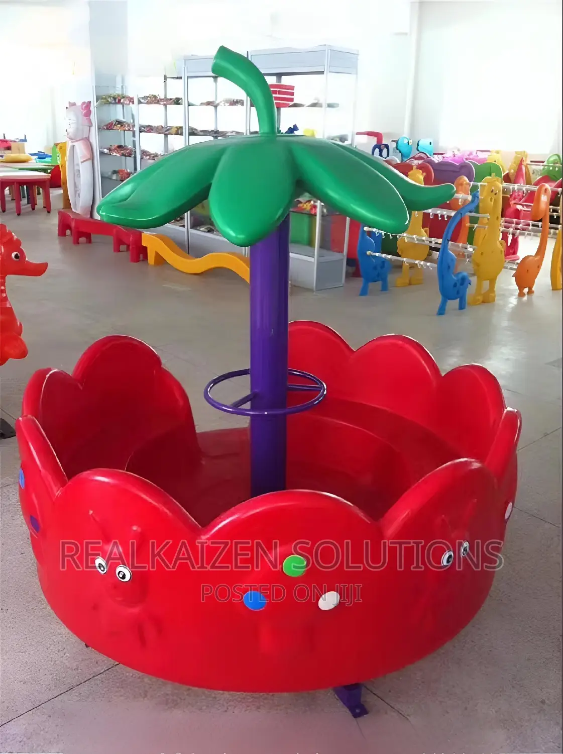 Colourful Steady Merry-Go-Round Children Kid Play Equipment
