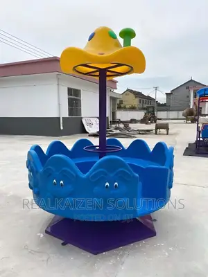 Colourful Steady Merry-Go-Round Children Kid Play Equipment