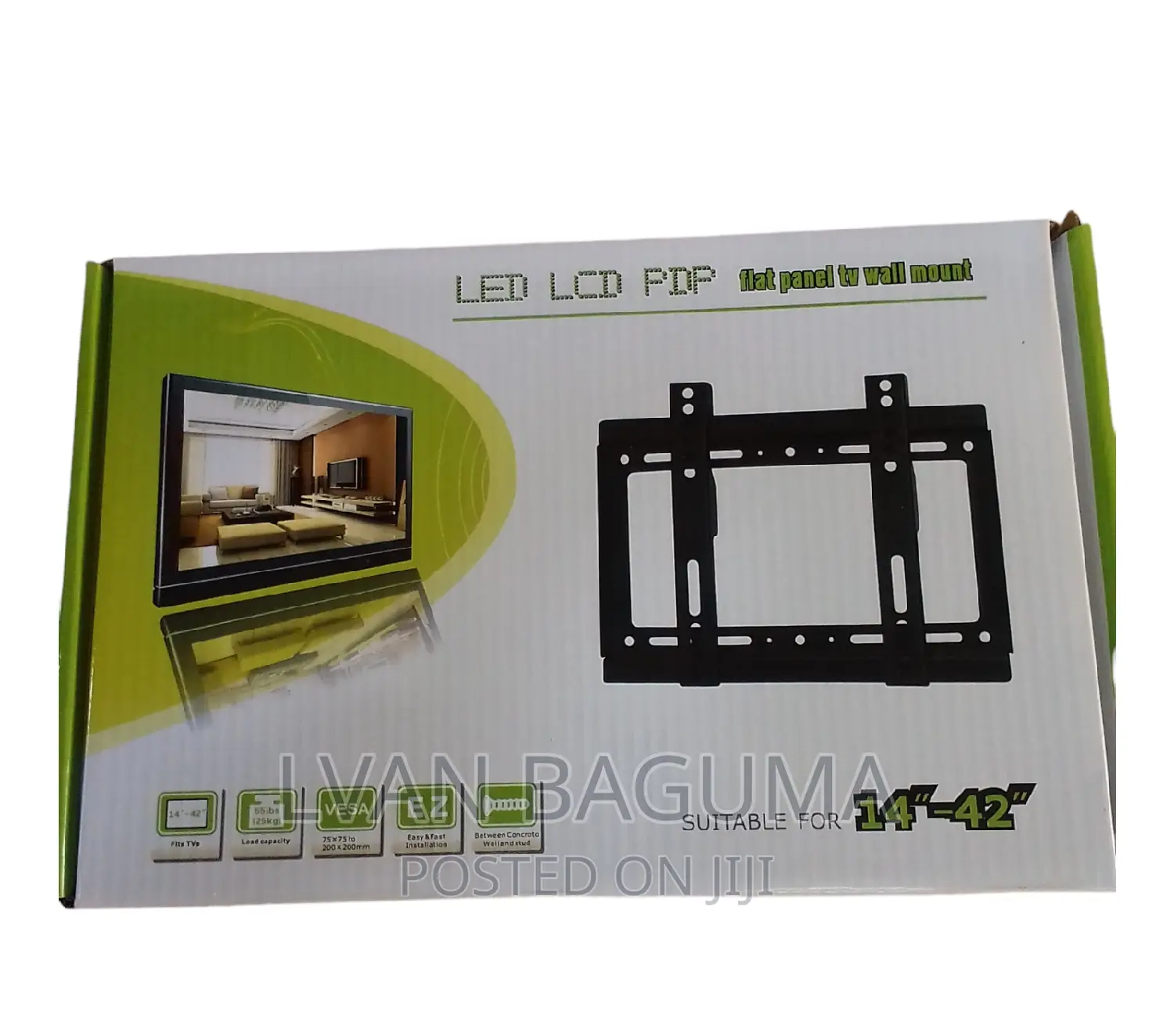 LED, LCD, PDP Flat Panel TV Wall Mount - "14 - 42" Inches