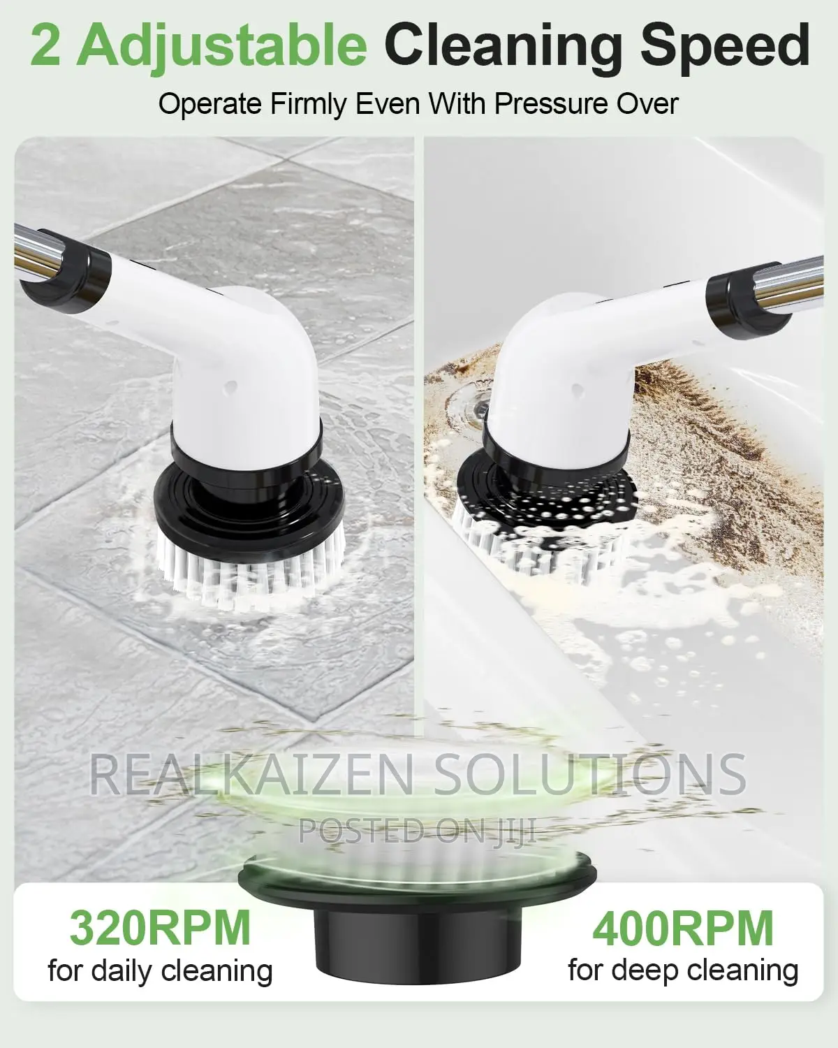 Multifunctional Rechargeable Extendable Cleaningeaning Brush