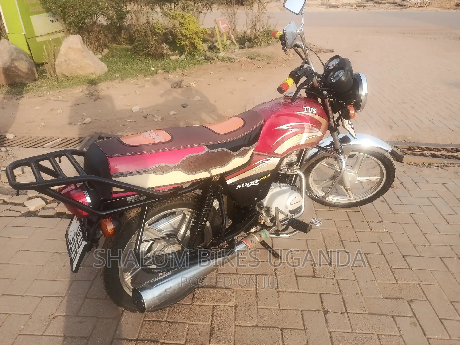 TVS XL 100 2020 Red