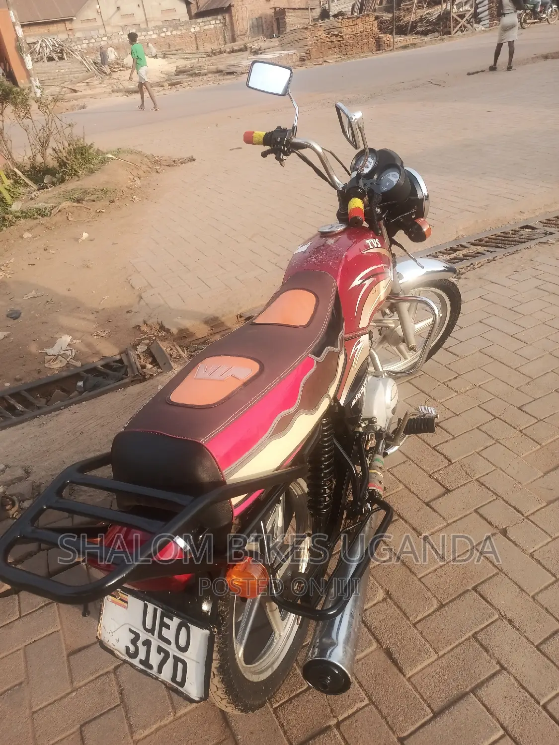 TVS XL 100 2020 Red