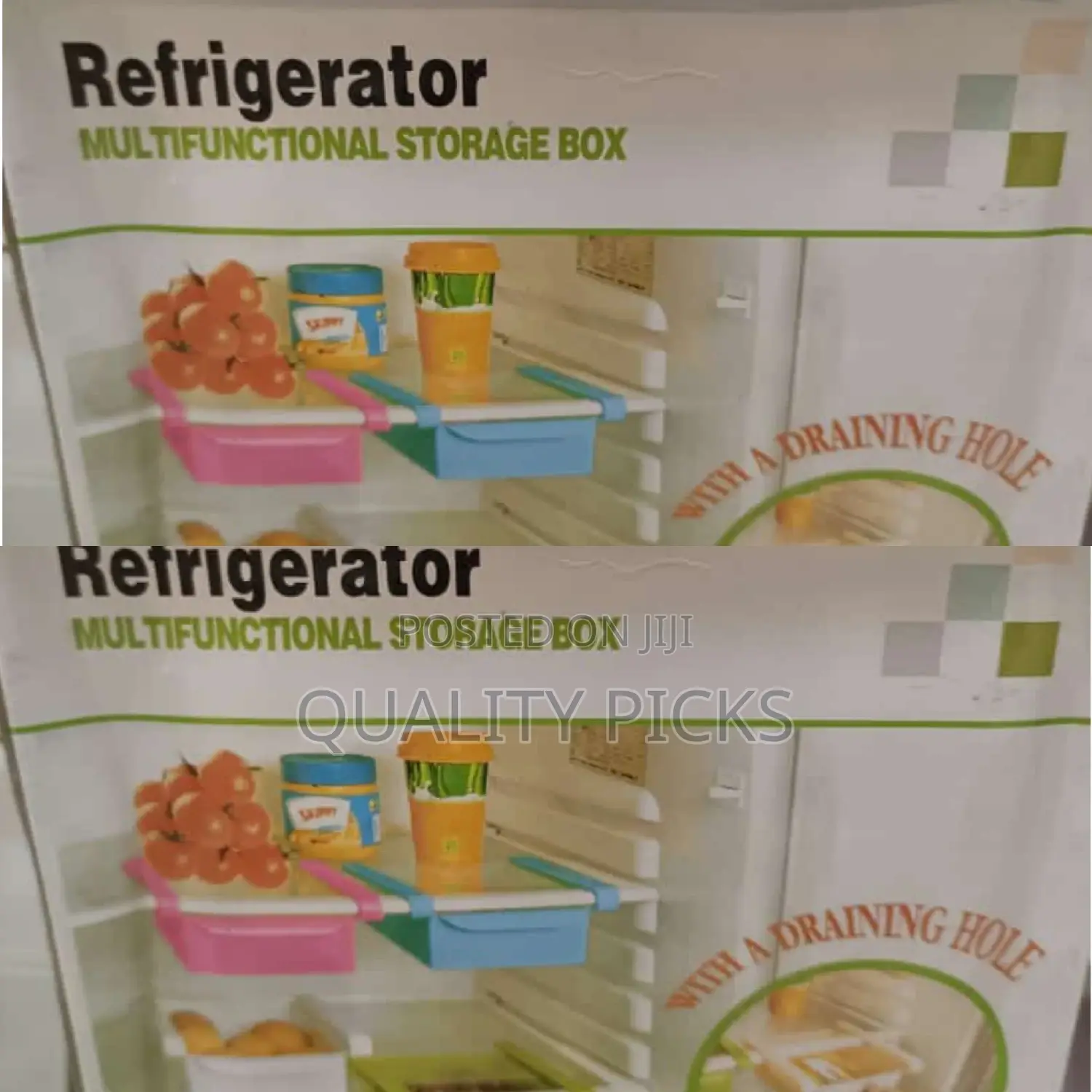 Plastic Refrigerator Storage Box