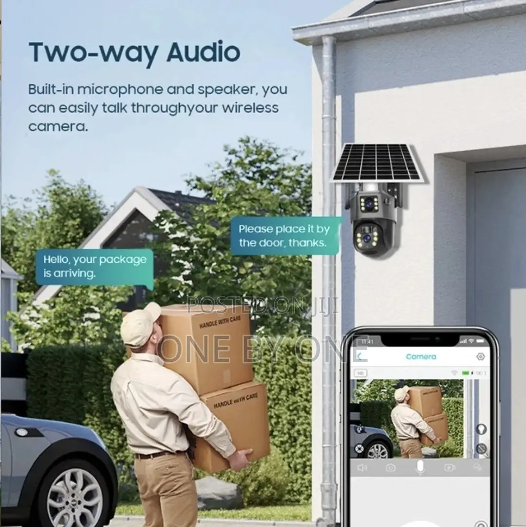 V380 Pro Wifi Solar CCTV Wireless Camera 8mp