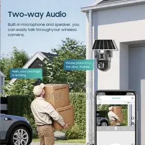 V380 Pro Wifi Solar CCTV Wireless Camera 8mp