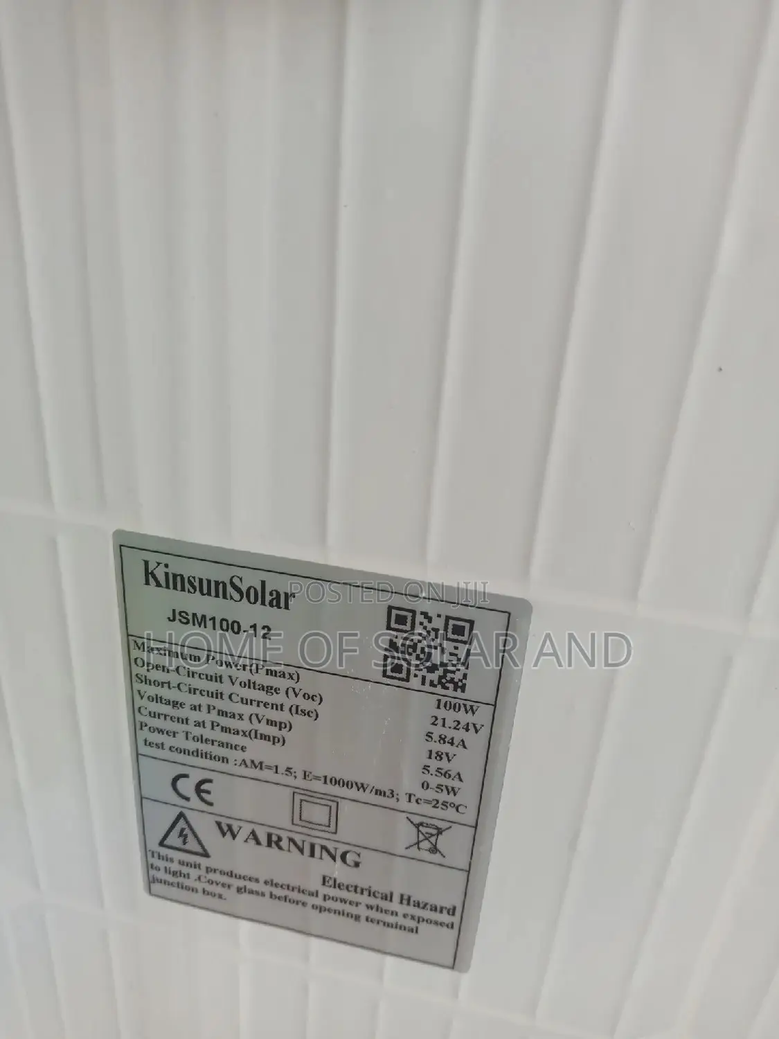 Kinsun Solar Panel 100w