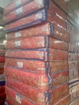 Quilted Density Mattress.5x6x8inches ( Red)