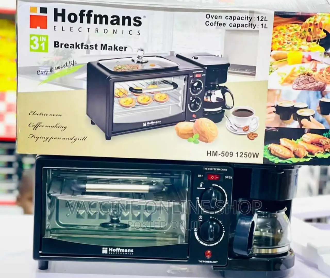 Hoffman 3in1 Breakfast Maker Machine/ 3in1 Breakfast Maker#0