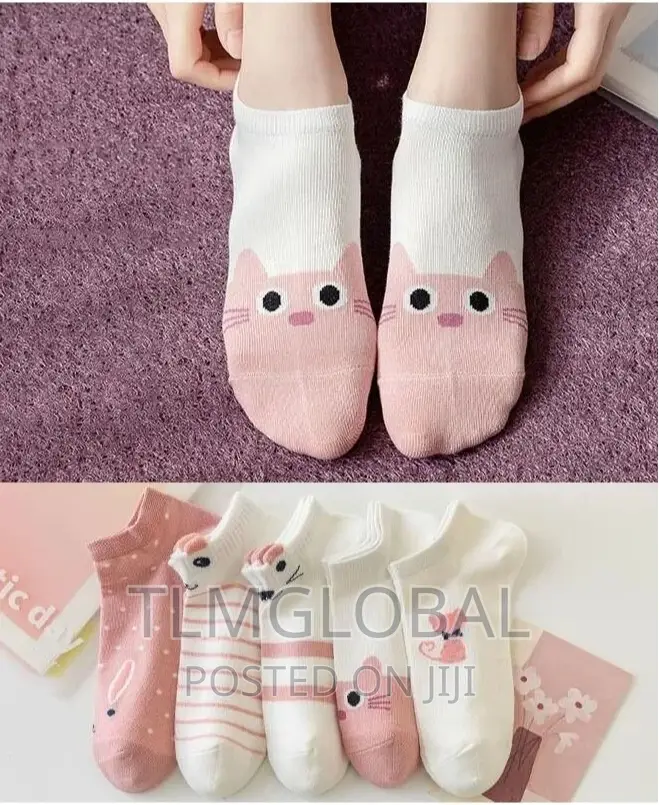 Women's Summer Thin Cotton Casual Ankle Socks_pair