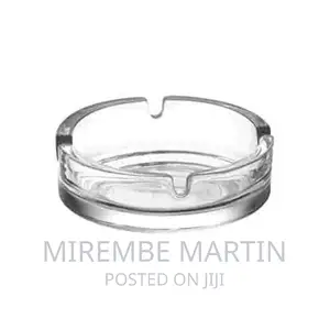 Glass Ashtray for Cigarettes, Portable Decorative