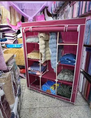 Wood Frame 3 Column Closet