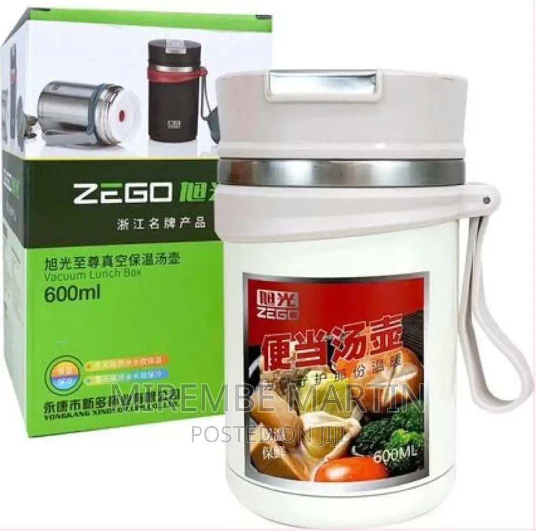 0.6L Steel Food Flask Lunch Box Storage Container-