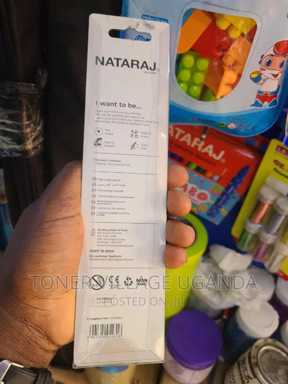 Nataraj Charcoal Pencil 3pcs PKT