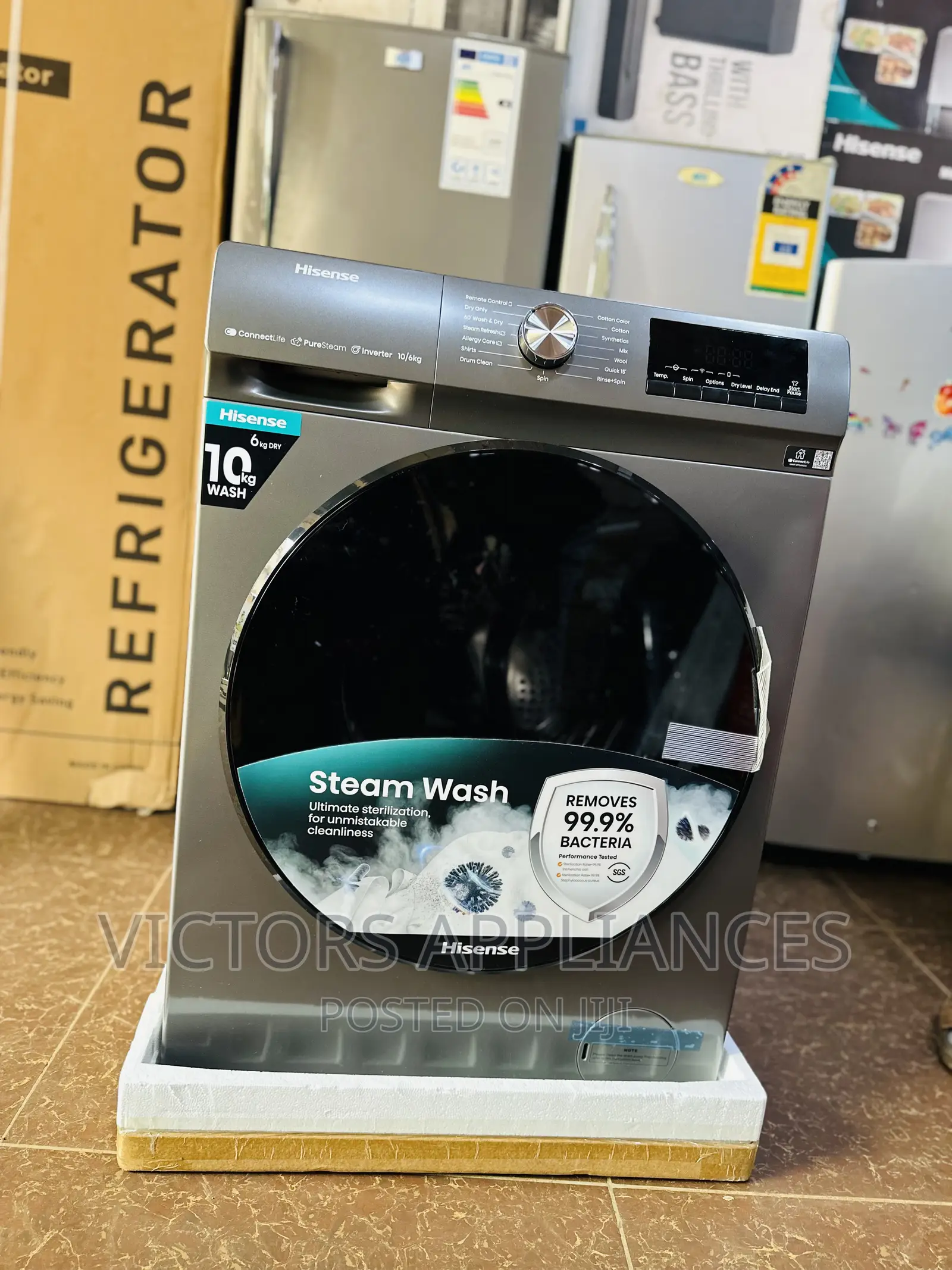 10kg Wash and Dry Frontloader Washing Machine