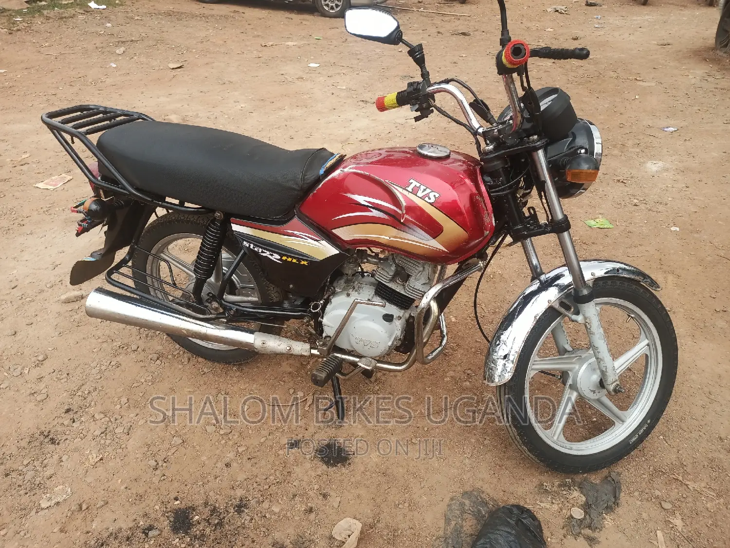 TVS XL 100 2013 Red