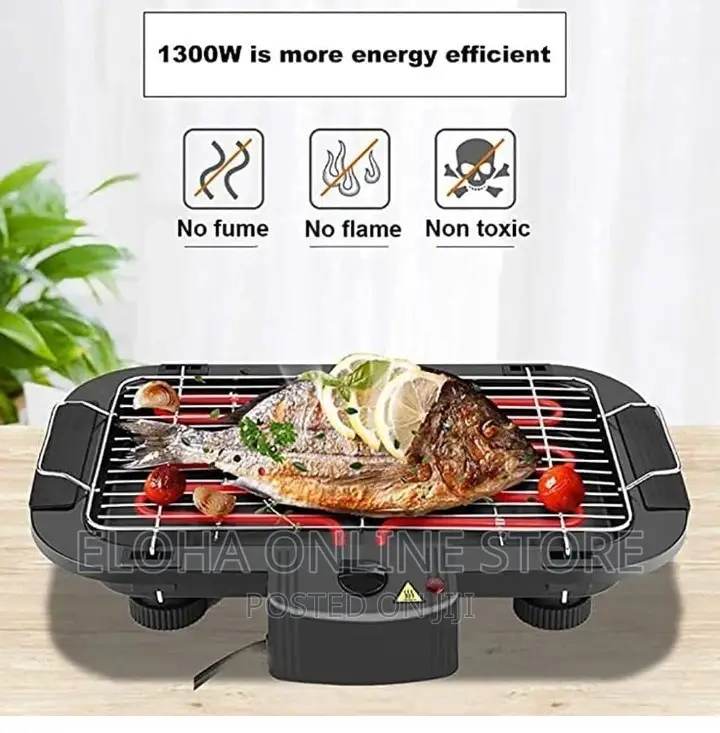 2 in 1 Multifunctional BBQ Electric Grill