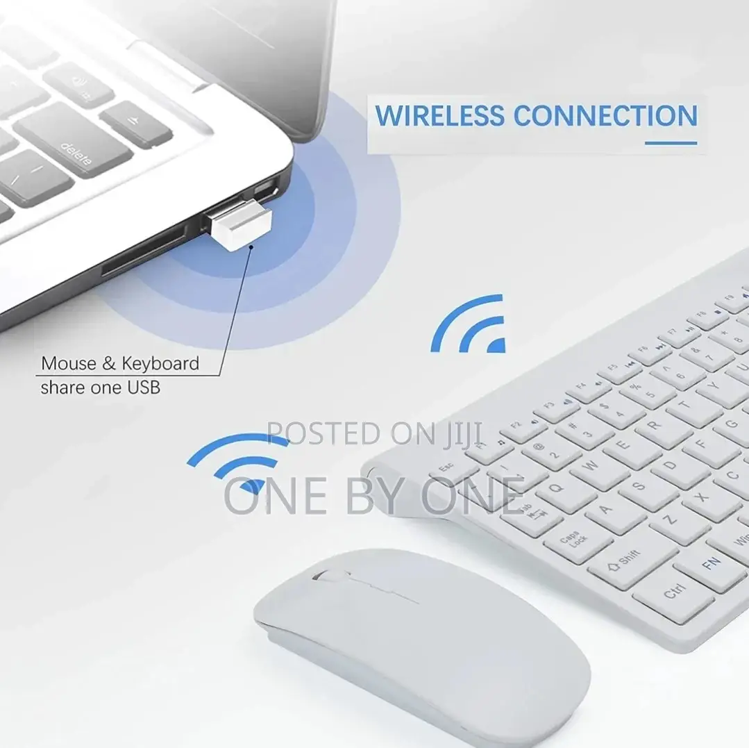 Wireless Mini Keyboard Ultra-Thin Mouse Combo Set