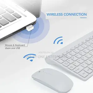 Wireless Mini Keyboard Ultra-Thin Mouse Combo Set