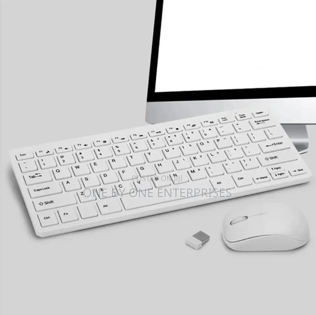 Wireless Mini Keyboard Ultra Laptops - White