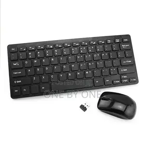 Wireless Mini Keyboard Ultra for Desktops Laptops - Black