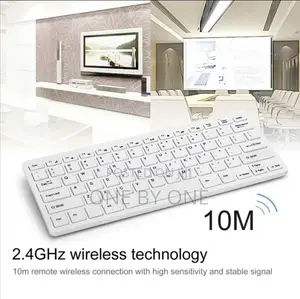 Wireless Mini Keyboard Ultra Thin Mouse Combo Set for TV